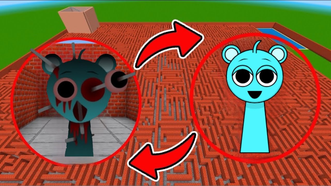 NEW Incredibox Sprunki Sky in Maze Gmod Minecraft