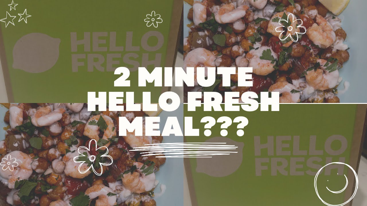 2 MINUTE MIDDLE EASTERN CHICKPEA BOWL FROM HELLO FRESH￼??