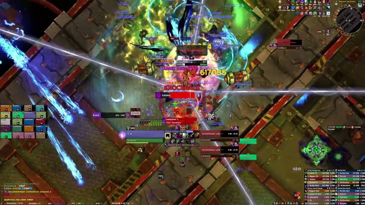 Mythic Sprocketmonger Lockenstock Kill | Demonology Warlock POV | Ice Hut
