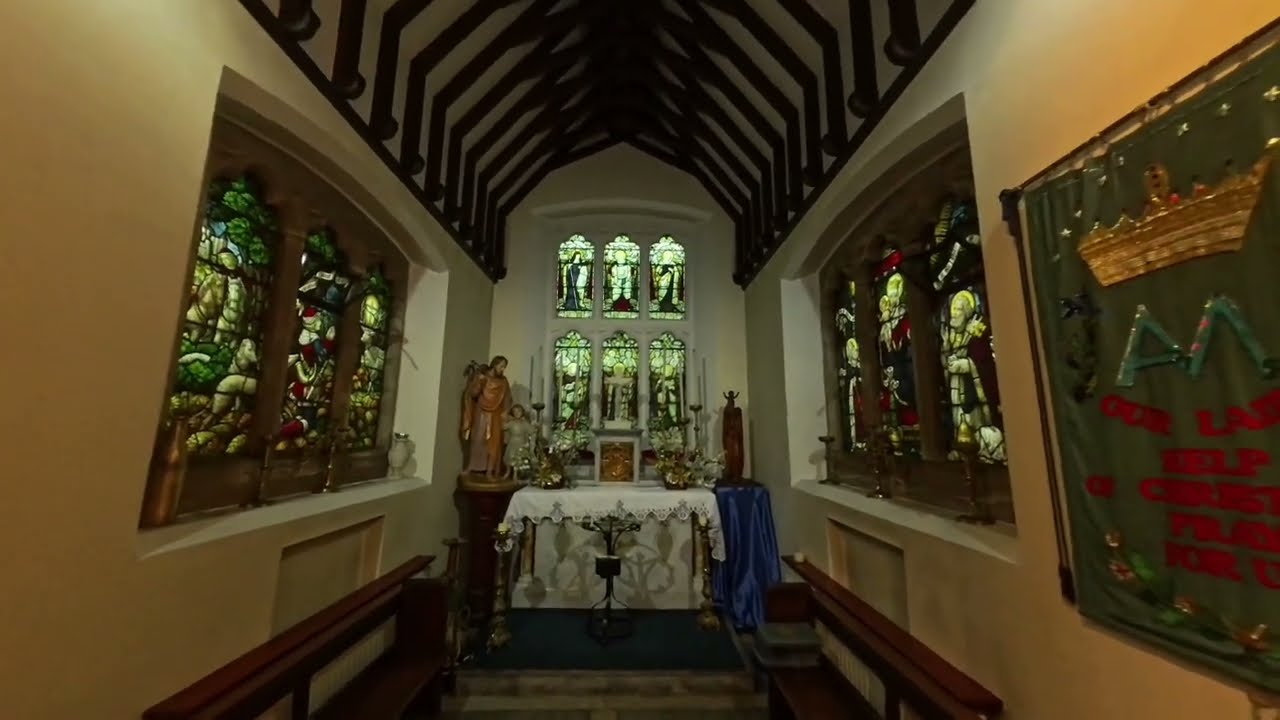 Catholic church of St Michael and James Haunton viewed in January 2026