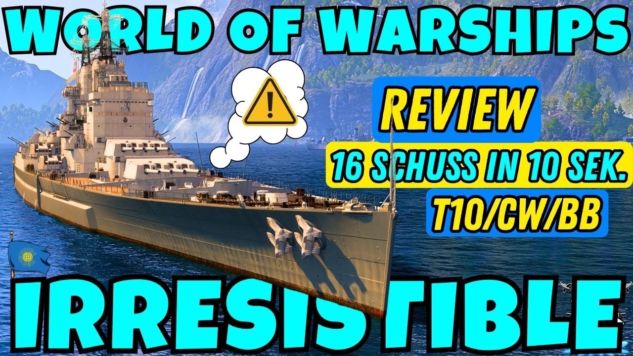IRRESISTIBLE – 16 Schuss in 10 Sek. & NEBEL?! 🤯 WTF | Review 🚢 | World of Warships