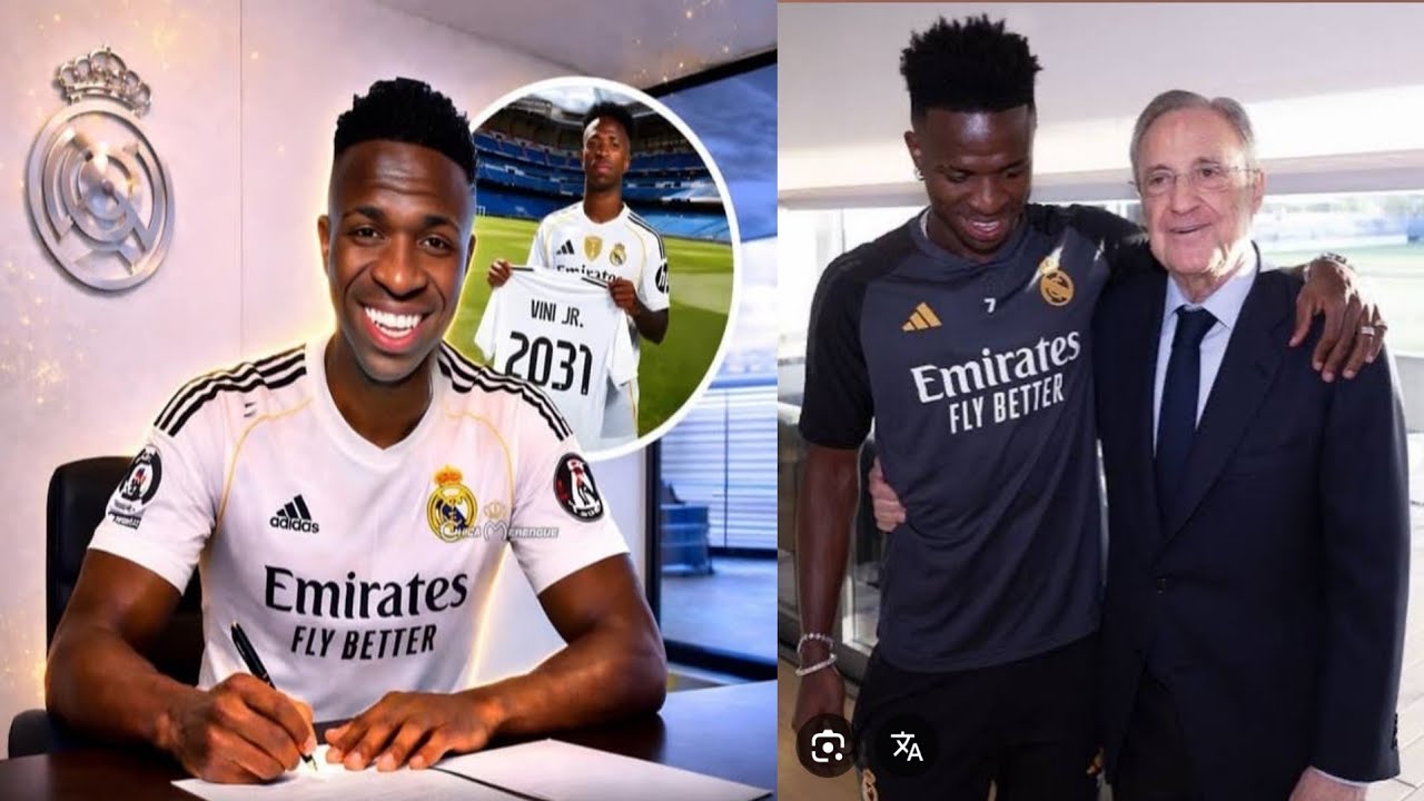 Florentino perèz vle jwèn yon akò avèk vinicius jr poul ka prolonge kontral pou jiska 2030?