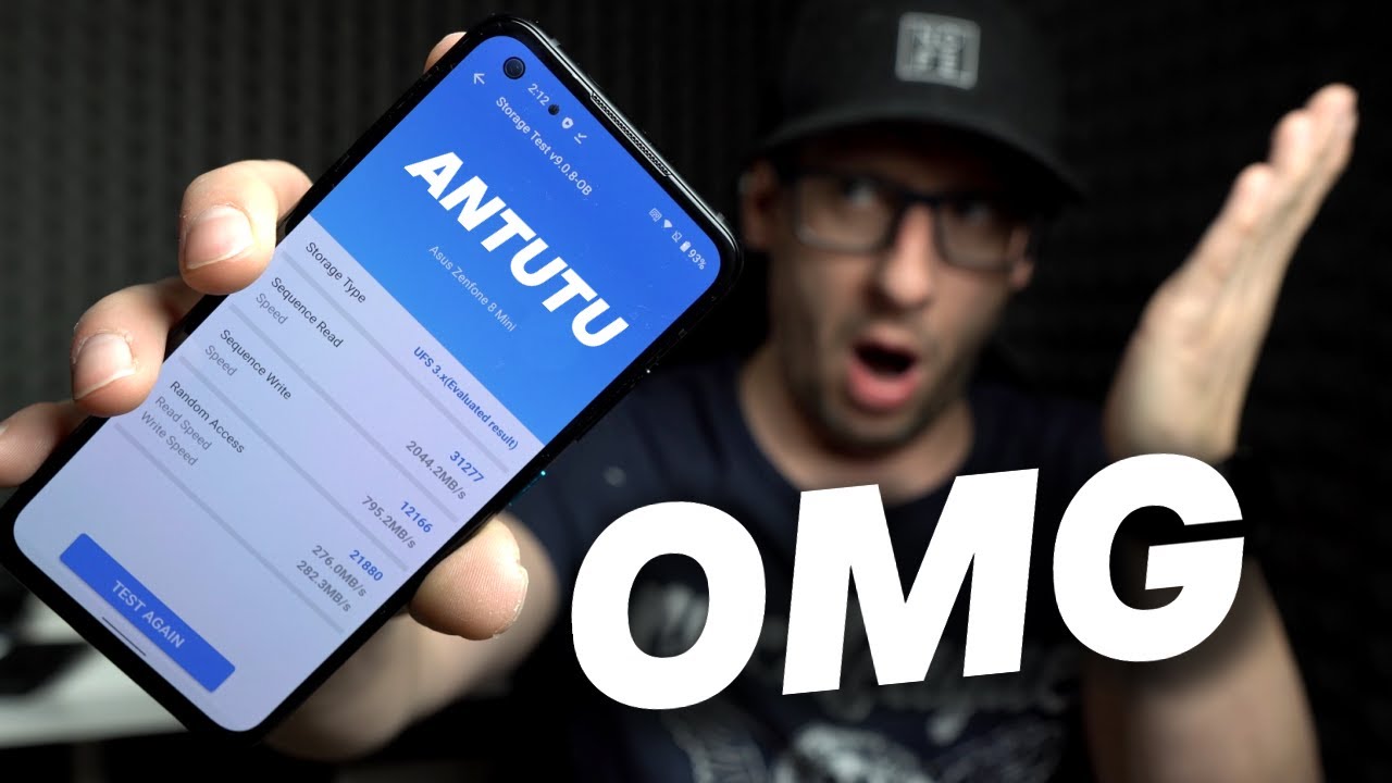 ASUS ZenFone 8 AnTuTu Benchmark! 820K POINTS! It's A BEAST! 📱