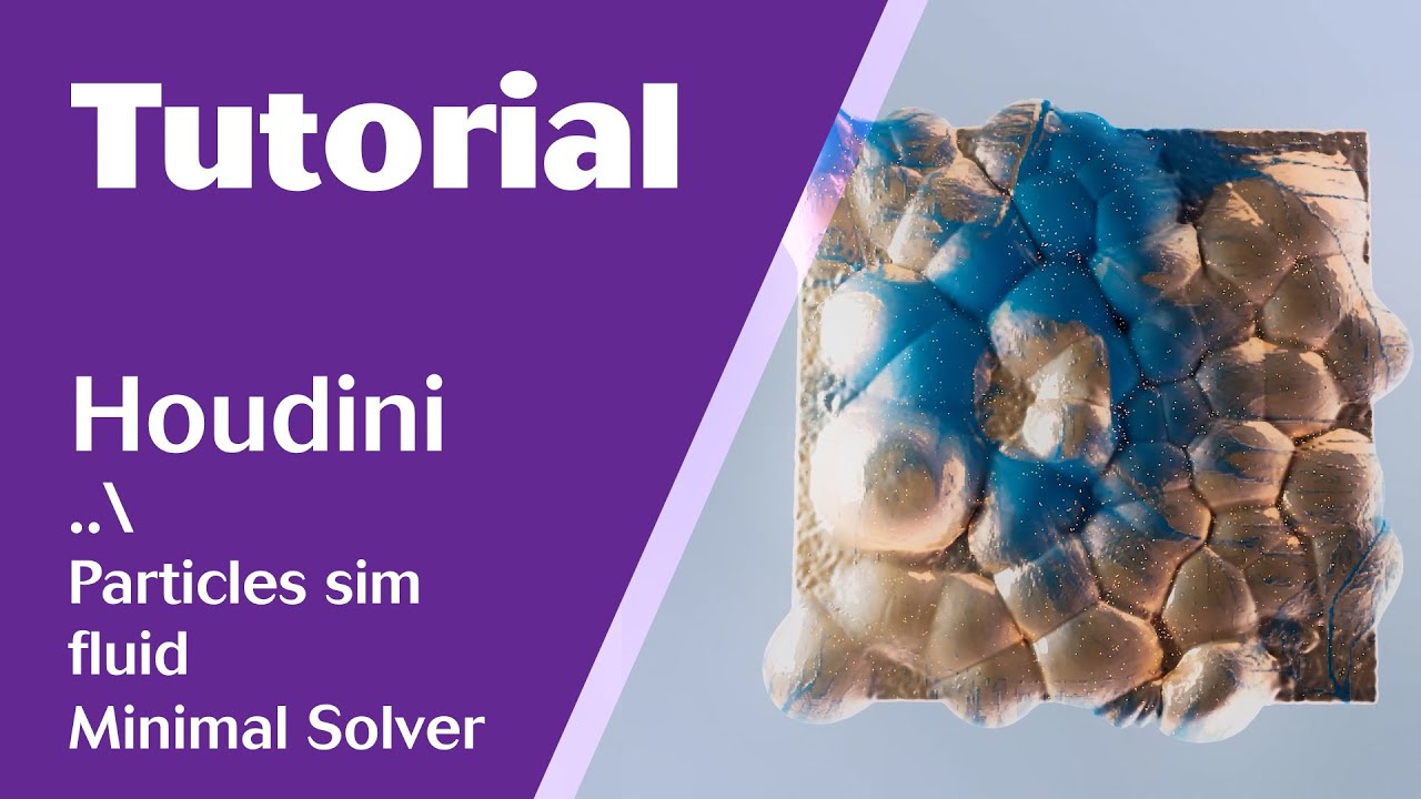 Houdini Tutorial - Fluid Particles in Vellum Minimal Solver