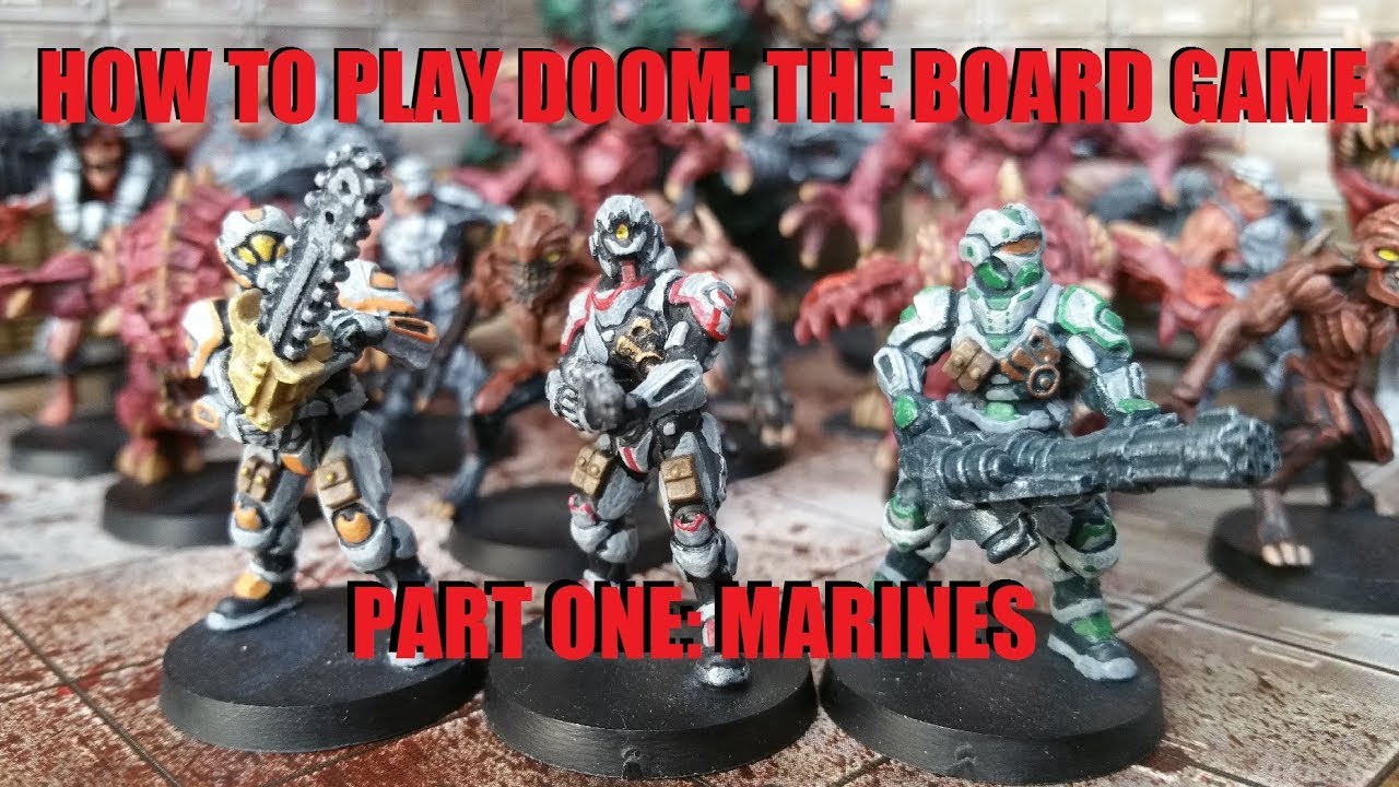 Learn to Play - DOOM: The Board Game (Part One: Marines)