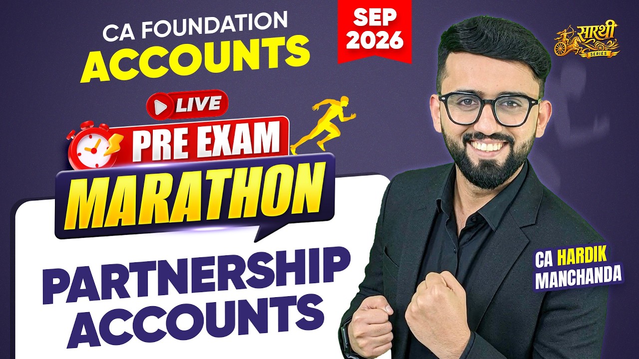 Dissolution of Partnership - ONE SHOT | CA Foundation Accounts | CA Hardik Manchanda