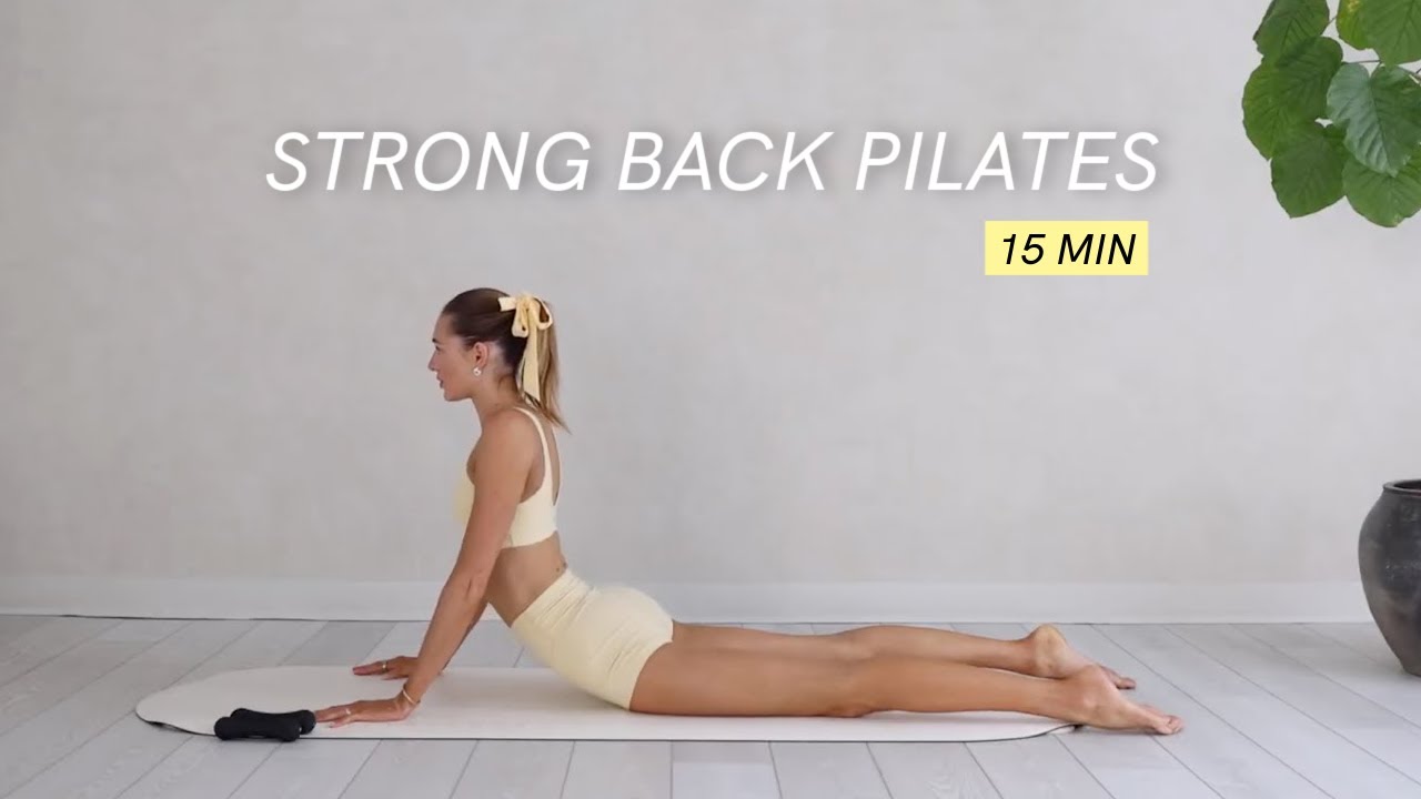 15 Min Pilates for Strong Back | Improve Posture | Day 7 Challenge