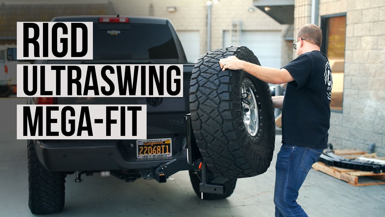 Meet the RIGd UltraSwing Mega-Fit Tire Carrier