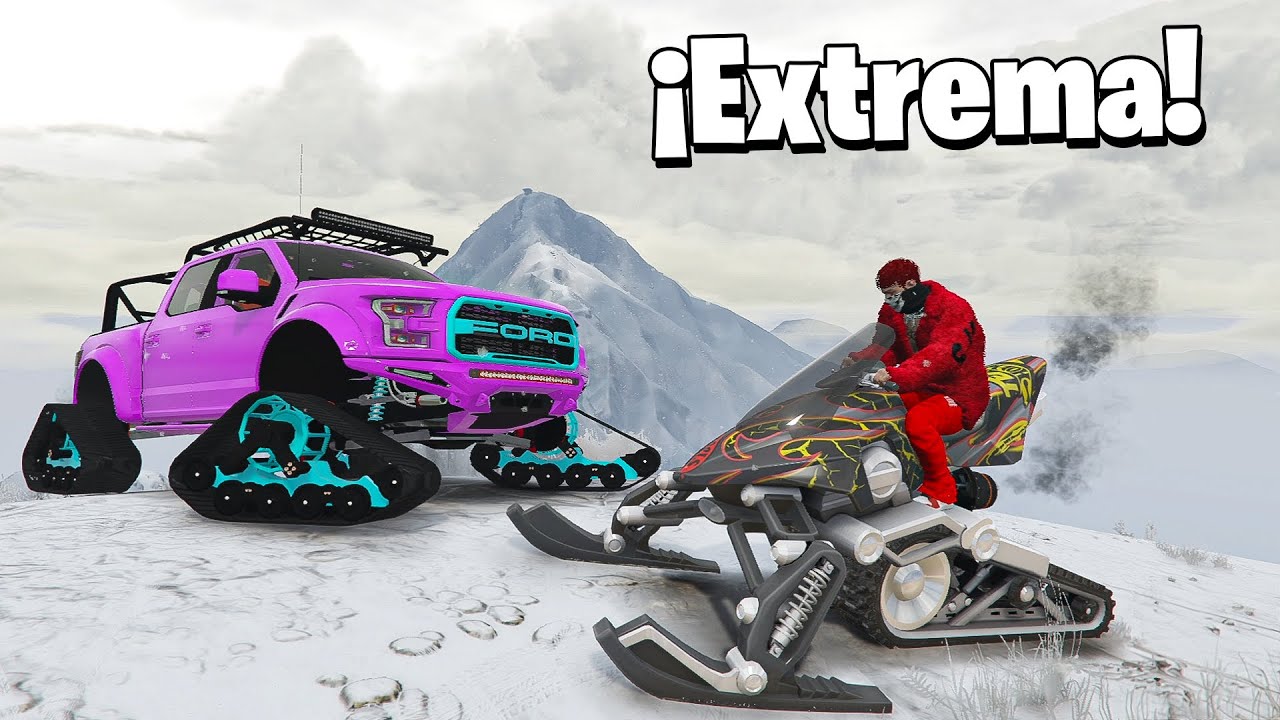 Corremos La Carrera Mas Extrema En La Nieve Gta Rp