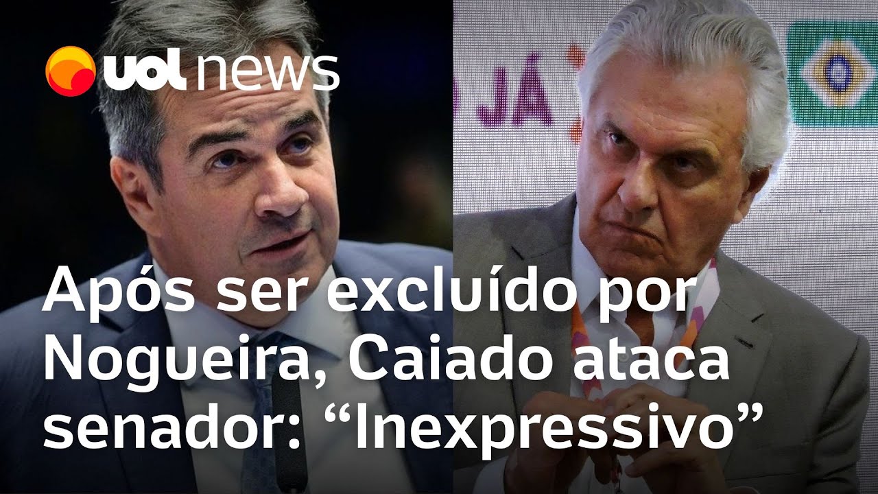 Caiado ataca Ciro Nogueira após ser excluído de lista de apoiados por Bolsonaro: 'Inexpressivo'