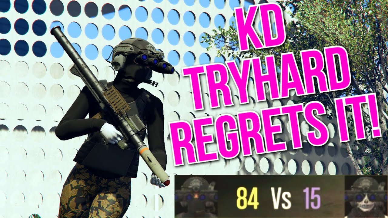 This Tryhard Griefer Regrets Farming His KD On Low Levels!