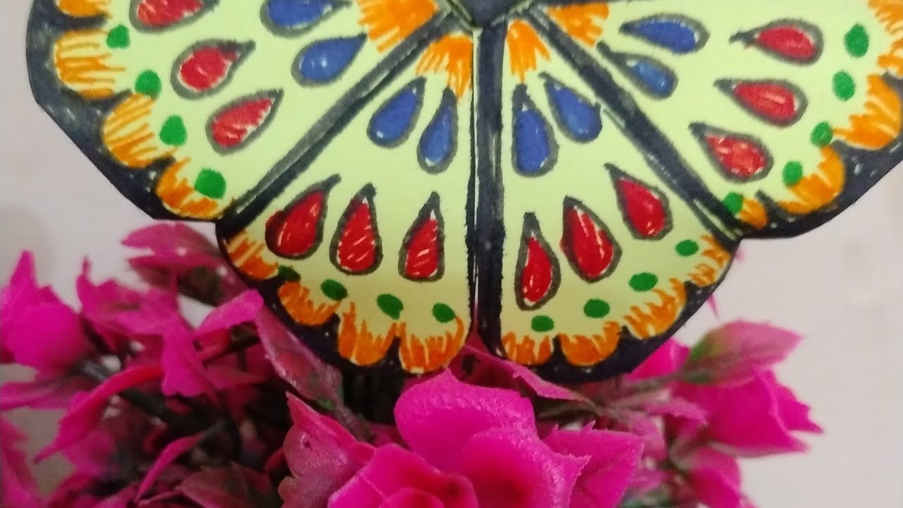 Amazing wall hanging ideas |wall hanging craft ideas|butterfly wallhanging # shorts 