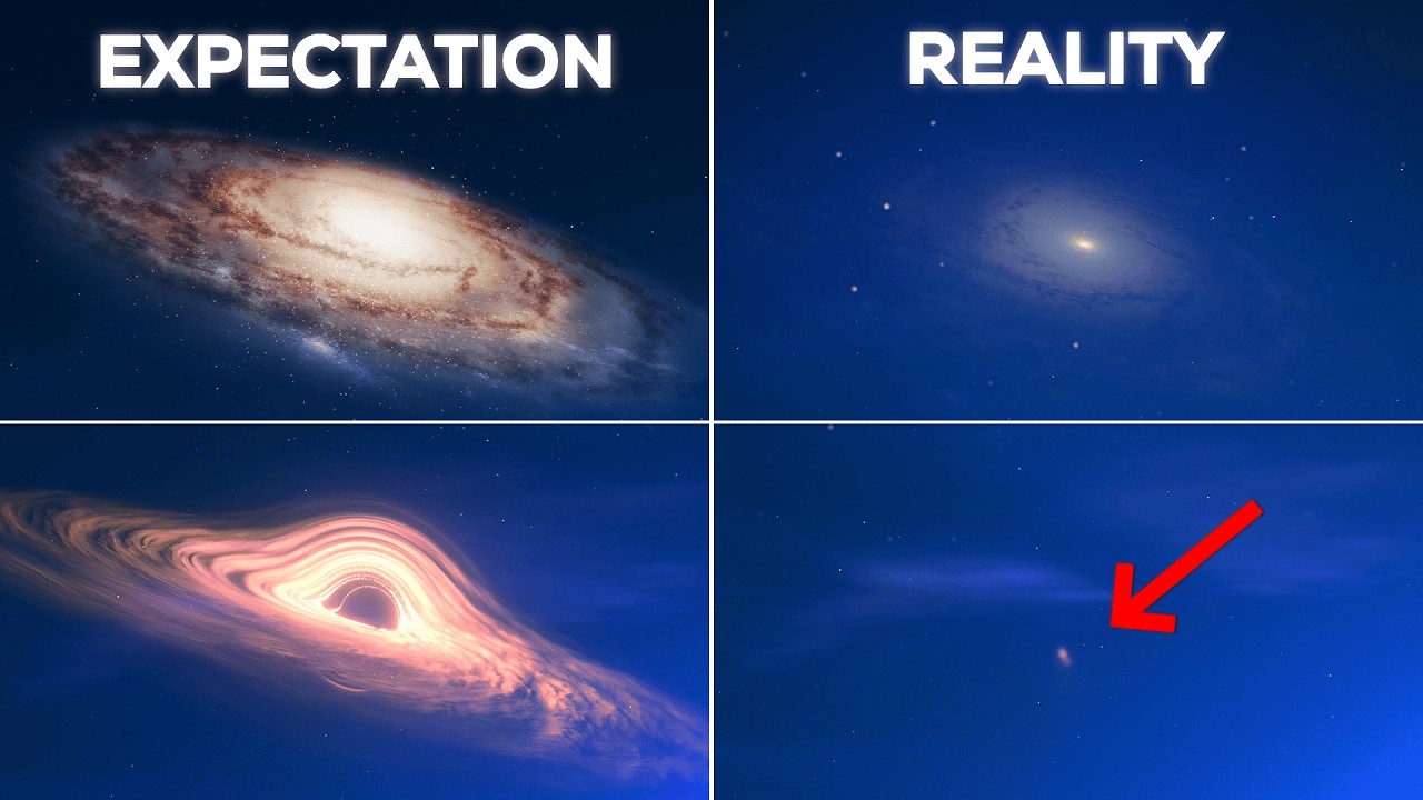 Space Objects Through a Telescope | Expectation VS Reality (Simulation)