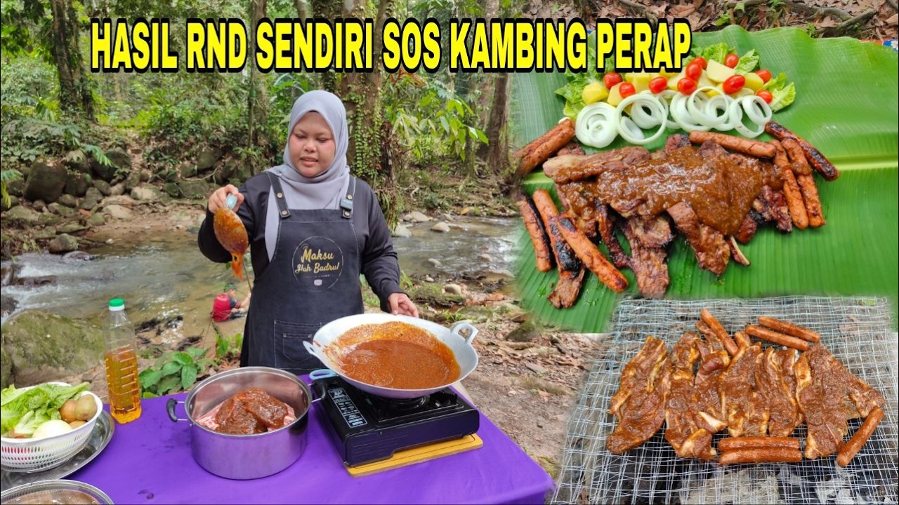 KAMBING PERAP BBQ HOMEMADE HASIL R&D  SENDIRI |tips kekal juicy confirm tak kering guna bahan rahsia
