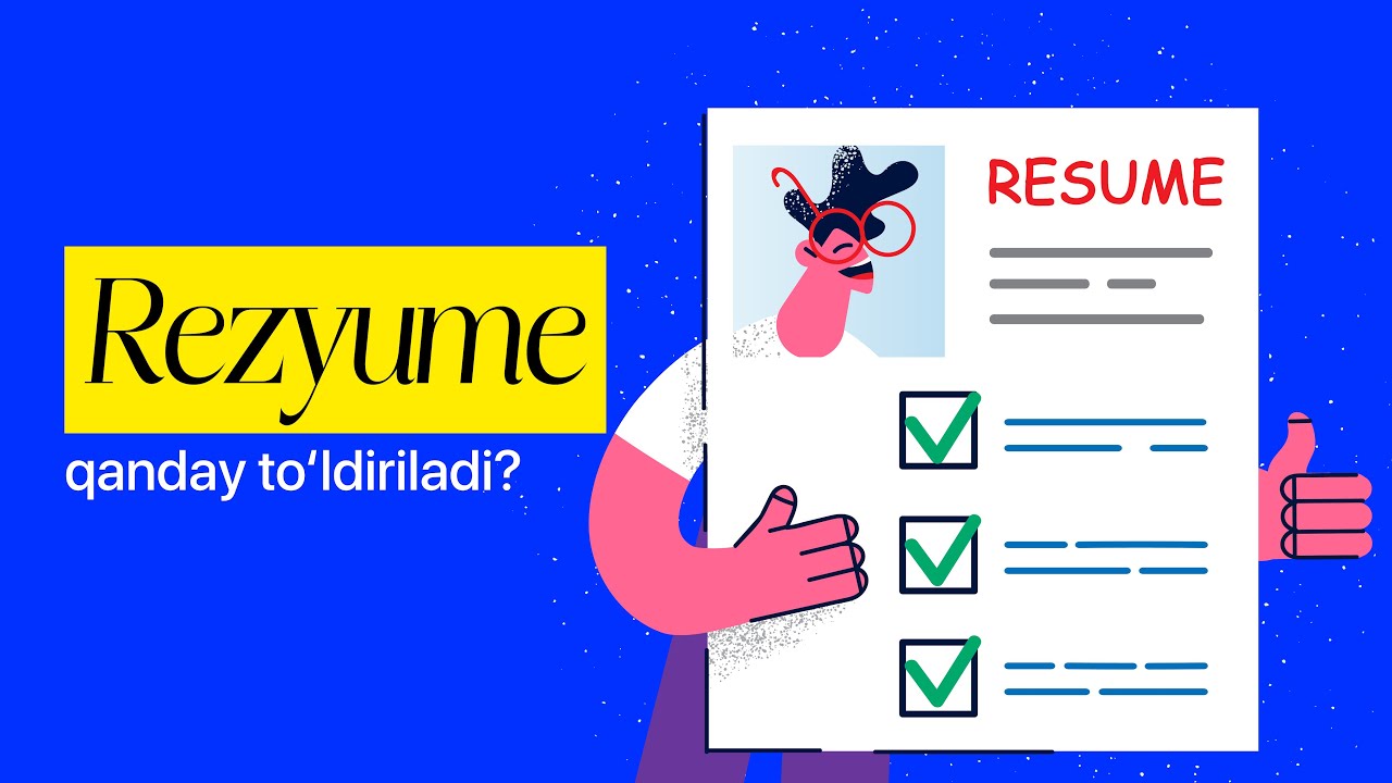 Rezyume qanday to'ldiriladi? Asosiy xatolar #rezyume #resume