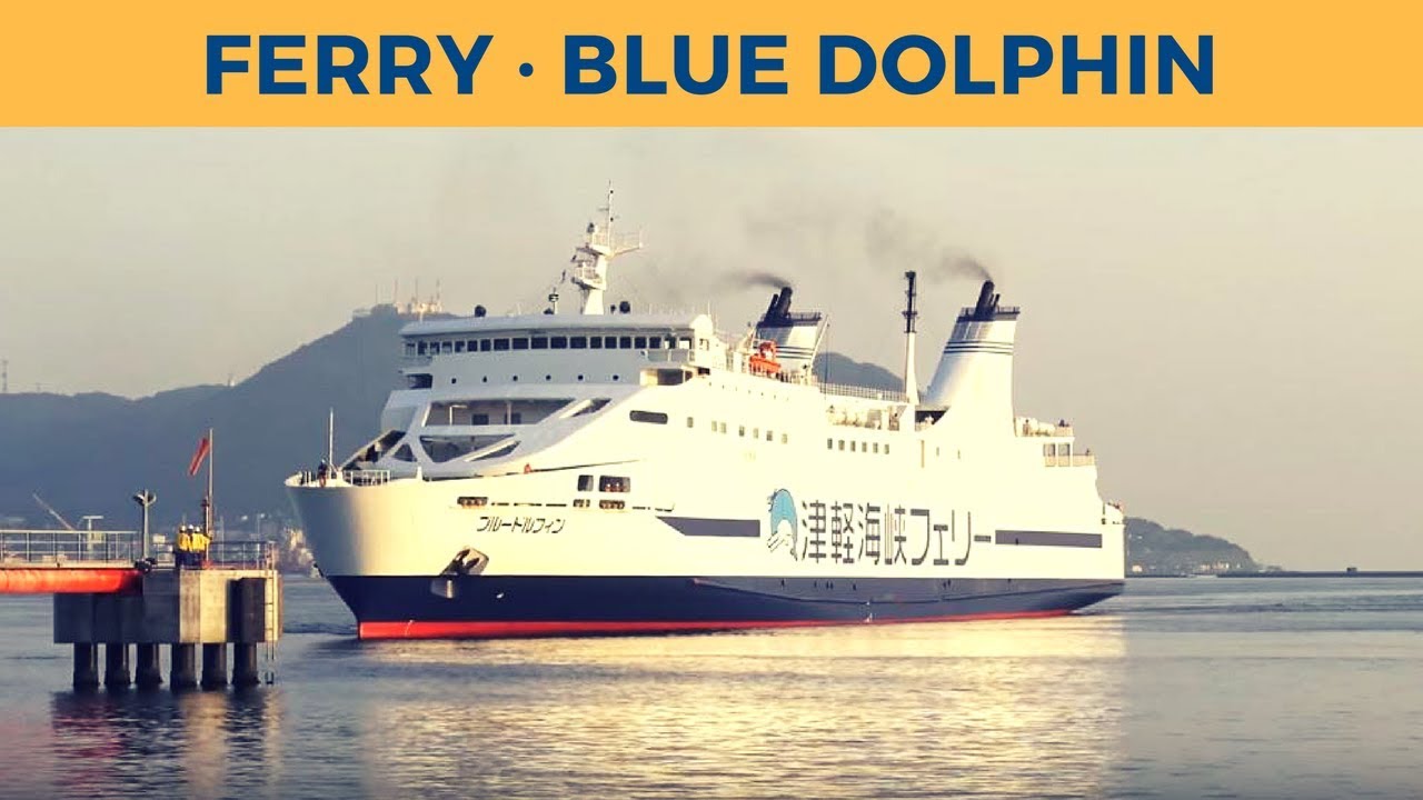 Arrival of ferry BLUE DOLPHIN in Hakodate (Tsugaru Kaikyo Ferry)