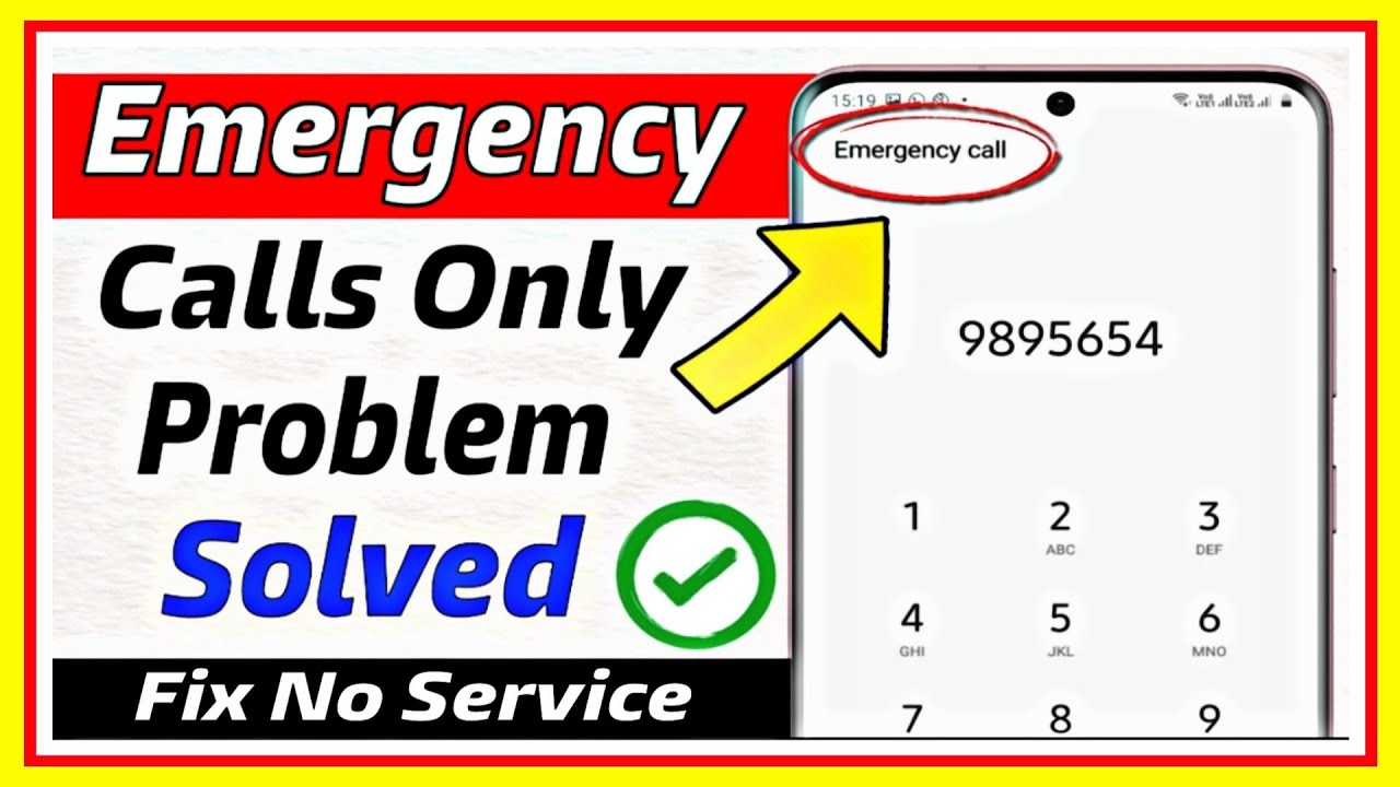 How to fix emergency calls only android | emergency calls only | emergency calls only problem solved