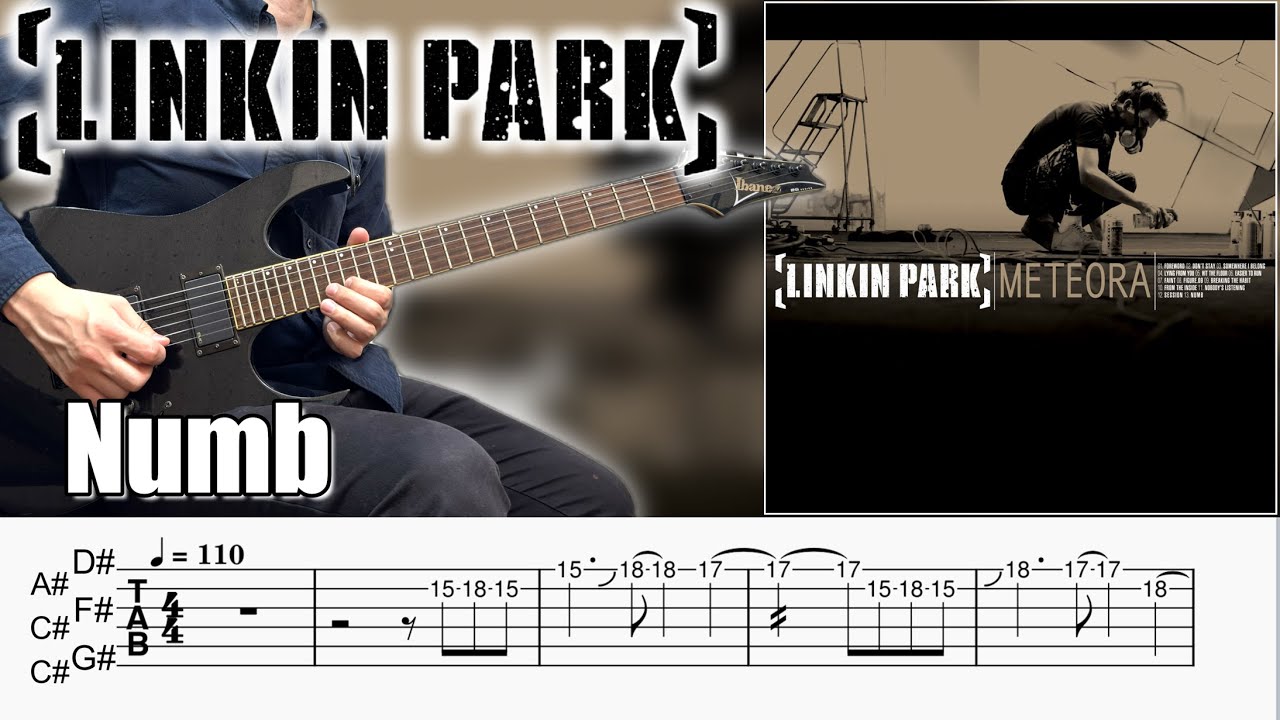 Numb / LINKIN PARK (screen TAB | Guitar lesson)