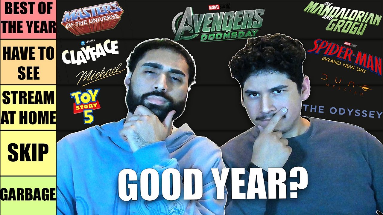 Movie Predictions for 2026 (Tier List)