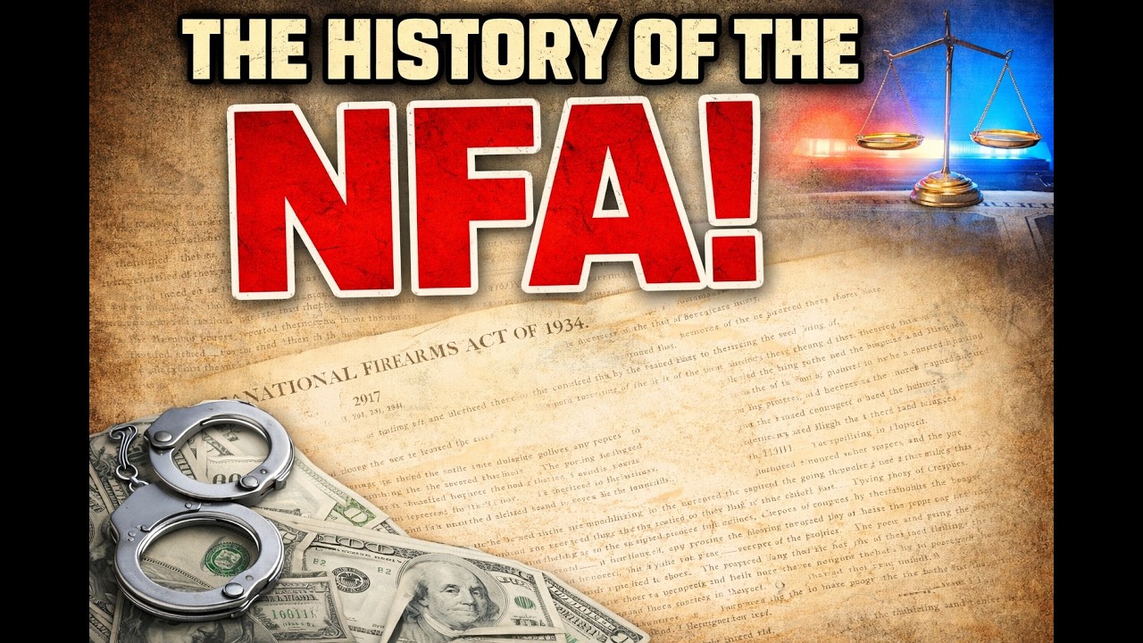 History of the NFA and other Large Gun Control Bills