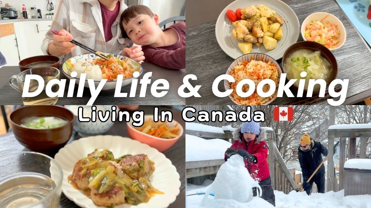 [Vlog] Living in Canada 🇨🇦 | Winter Ordinary Days | Cozy Home Cooking by Japanese Housewife