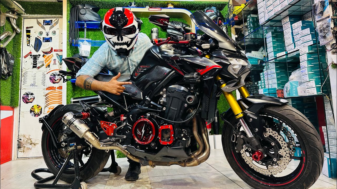 Modified Kawasaki Z900 🔥🔥 CLEAR CLUTCH Installed 🔥Vampvideo