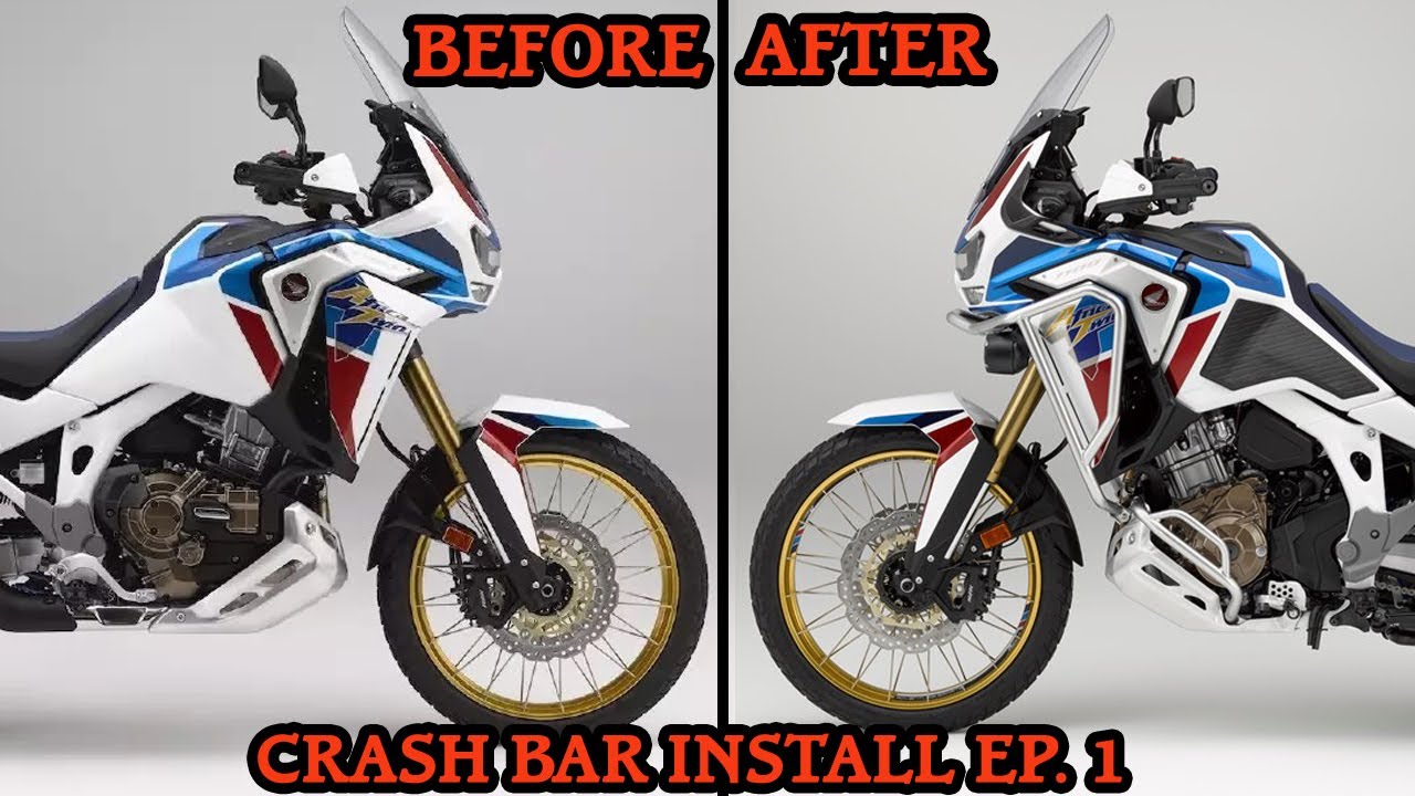 Honda Africa Twin - Crash Bar install - Ep. 1 Installing the Mounts