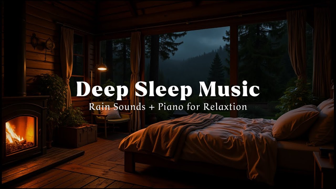 Relaxing Soundscapes | Soft Piano and Rain for Anxiety Reduction and Inner Peace