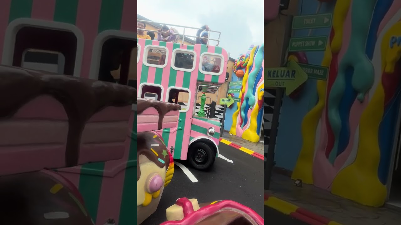 Keliling ebopark naik kereta