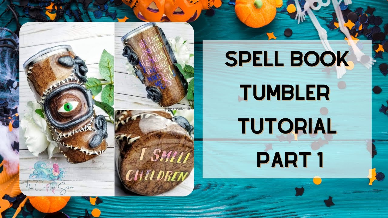 3d Spell Book Tumbler Tutorial - Part 1