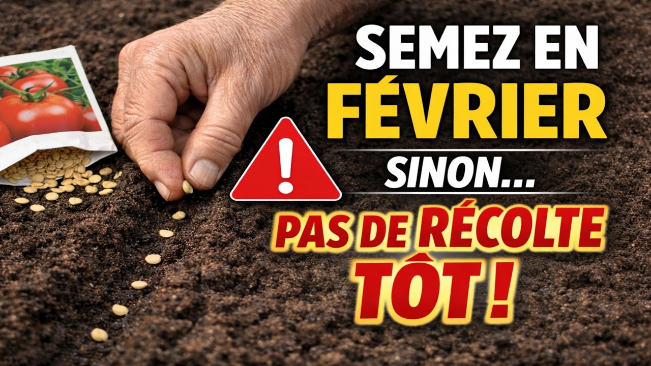 NE TARDEZ PLUS ! PLUS DE 20 VARIÉTÉS À SEMER DÈS FÉVRIER POUR UNE RÉCOLTE ULTRA-PRÉCOCE.