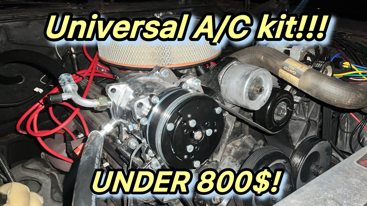 Installing a Universal A/C Kit In My Firebird