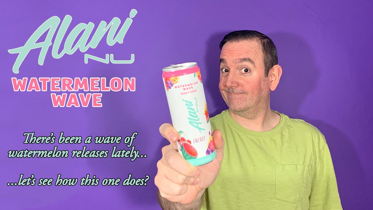 Alani Nu Energy Drink Product Review; Watermelon Wave energy drink