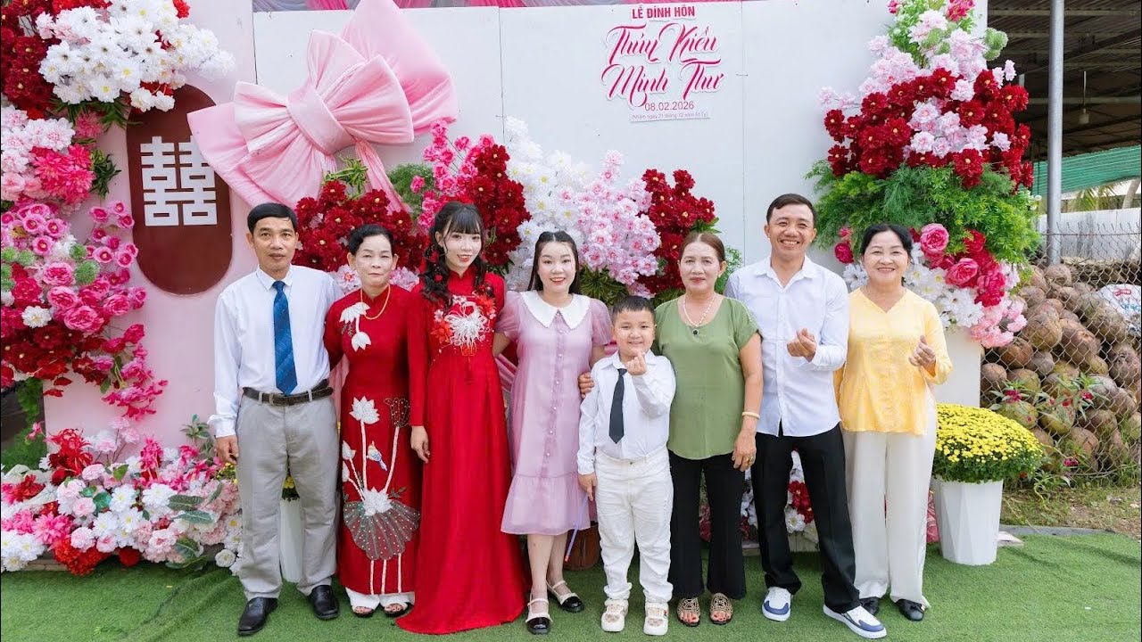 CHÚC MỪNG LỄ ĐÍNH HÔN EM GÁI THÚY KIỀU & MINH THƯ |dưa hấu miền tây-bến tre