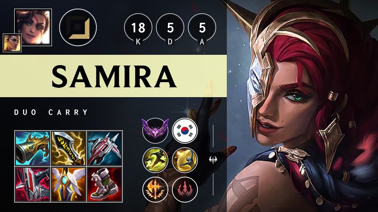Samira ADC vs Caitlyn - KR Master Patch 25.04
