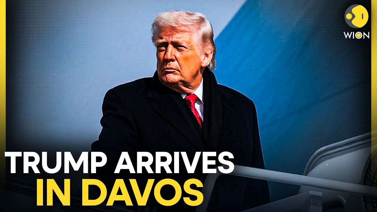 Trump LIVE:  US President Donald Trump Arrives In Davos For The Much Awaited High-Stakes Meet | WION