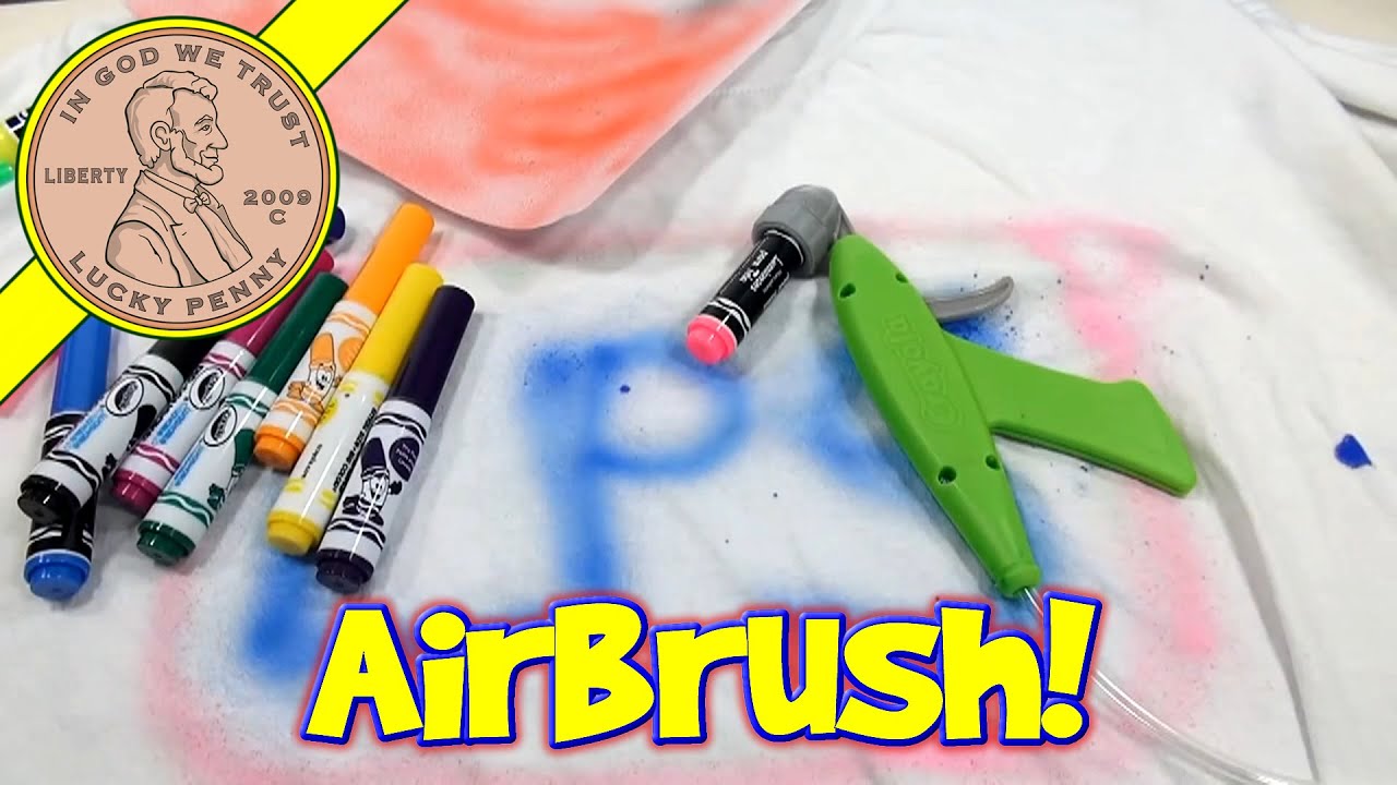 Crayola Marker Airbrush Set - Turn Markers Into Spray Art