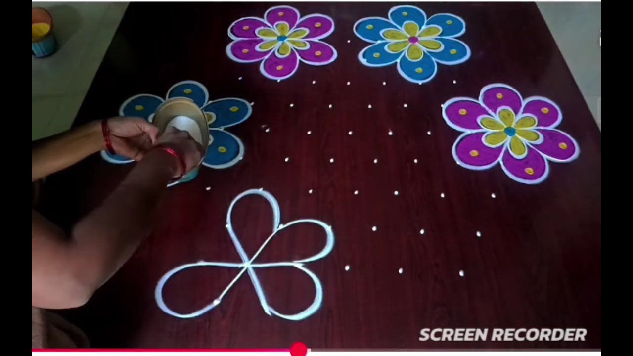 10*5......dots beautiful rangoli for all festivals......####sankranti muggulu....