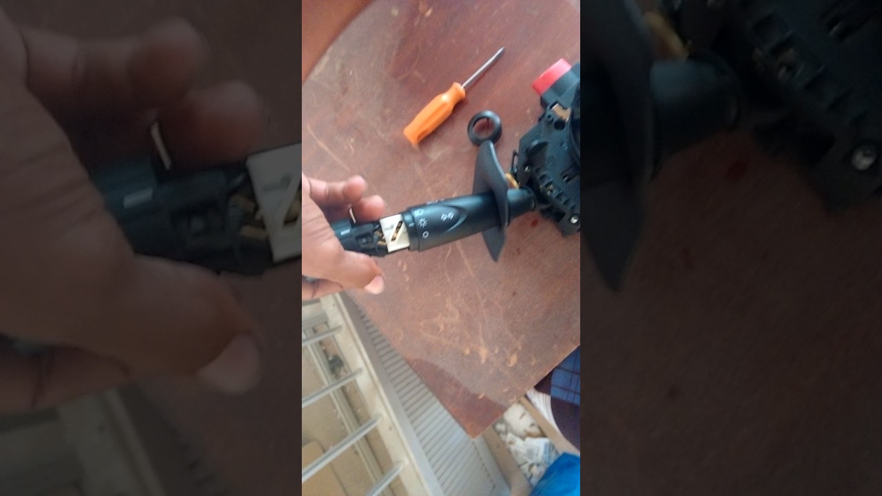 Como consertar farou baixo no  comando de seta Siena
