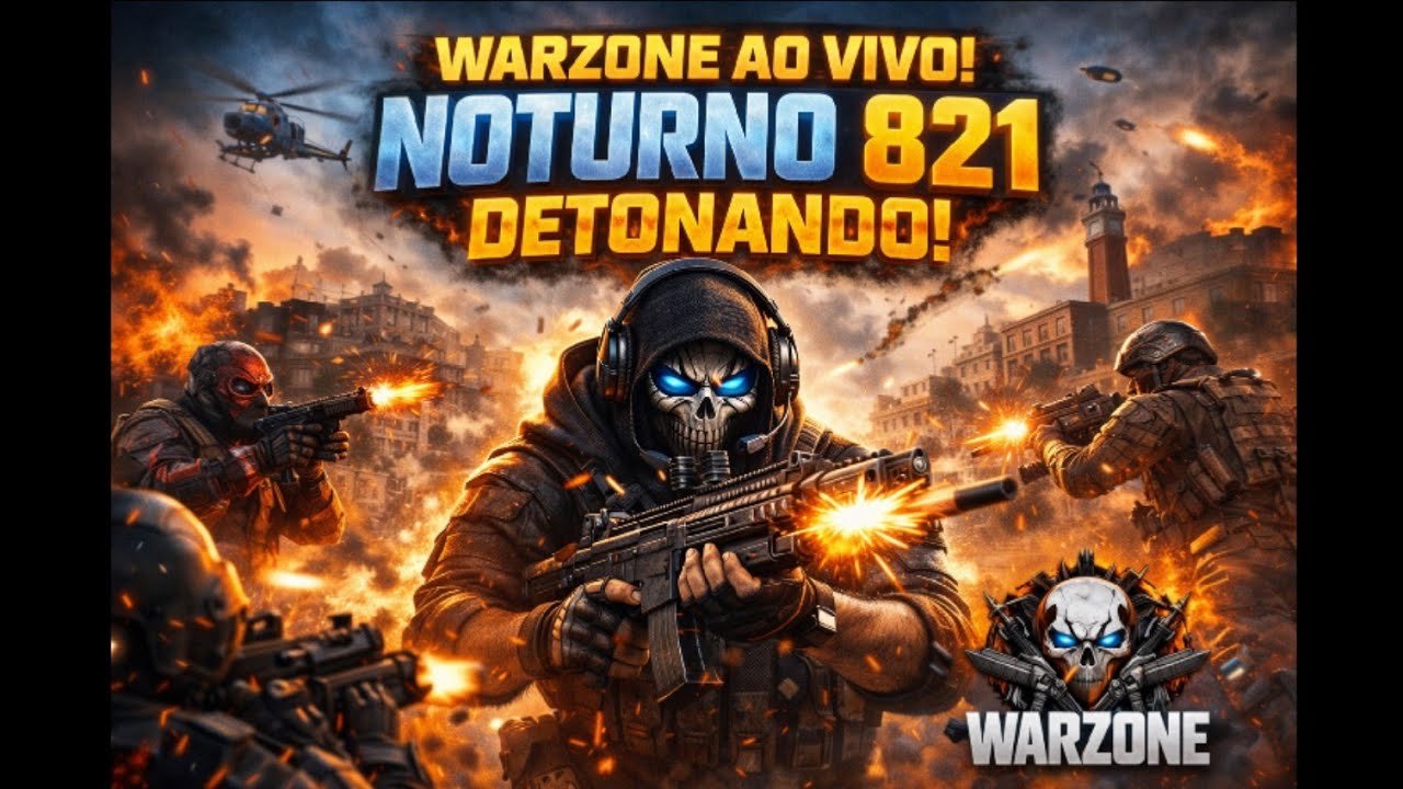 😂 WARZONE AO VIVO! Se eu morrer o chat escolhe o desafio 😳🔥
