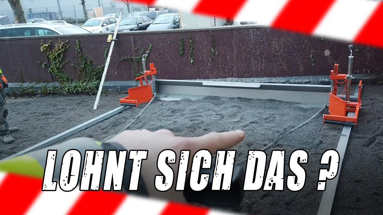 Pflastern vorbereiten mal anders | Der Macker mit dem Bagger