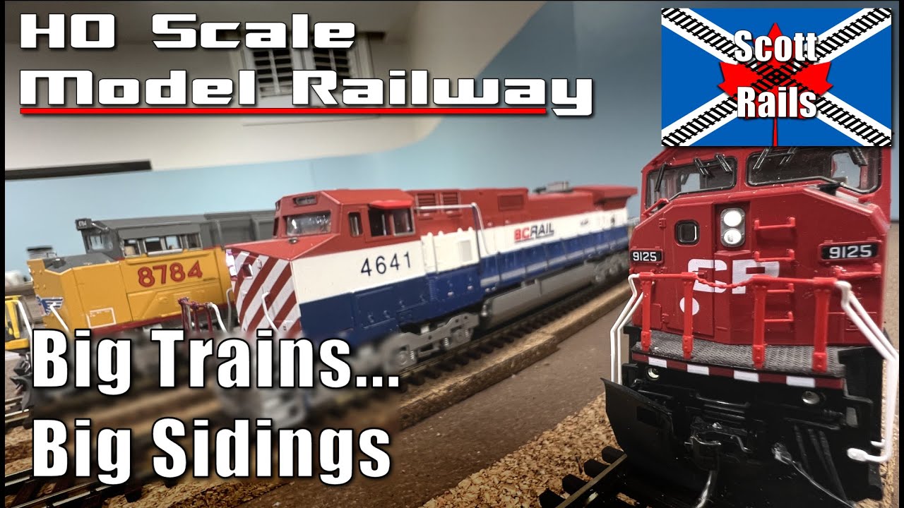 Мне нравятся большие поезда, и я не могу это отрицать — прокладка дополнительных путей для подъез...