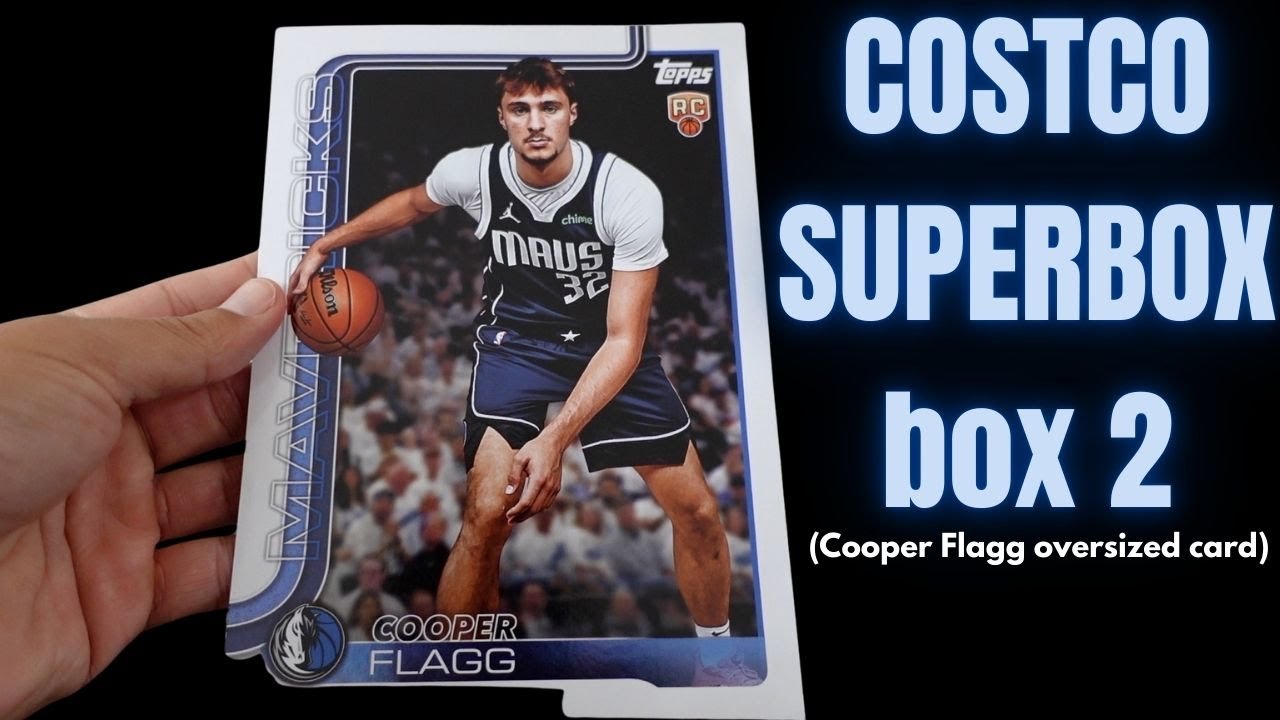 Topps Costco Superbox opening (box 2 Oversized Cooper Flagg!!!!)