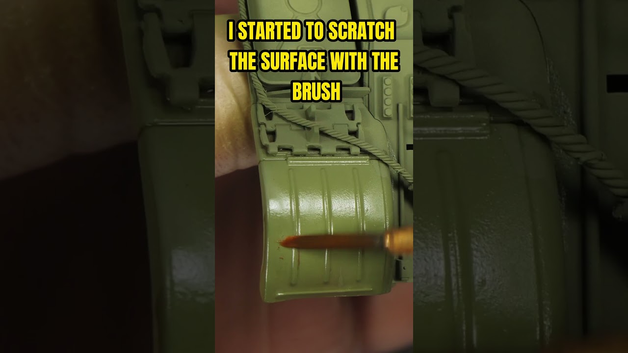 Как создать легкую имитацию старения с помощью щебня #scalemodel