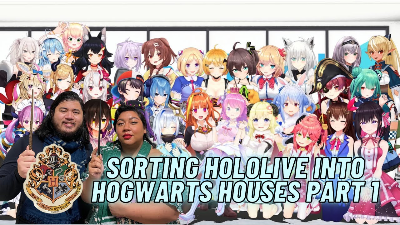 Sorting Hololive into Hogwarts Houses! Part 1, Gen 0-3 || Milestone Special