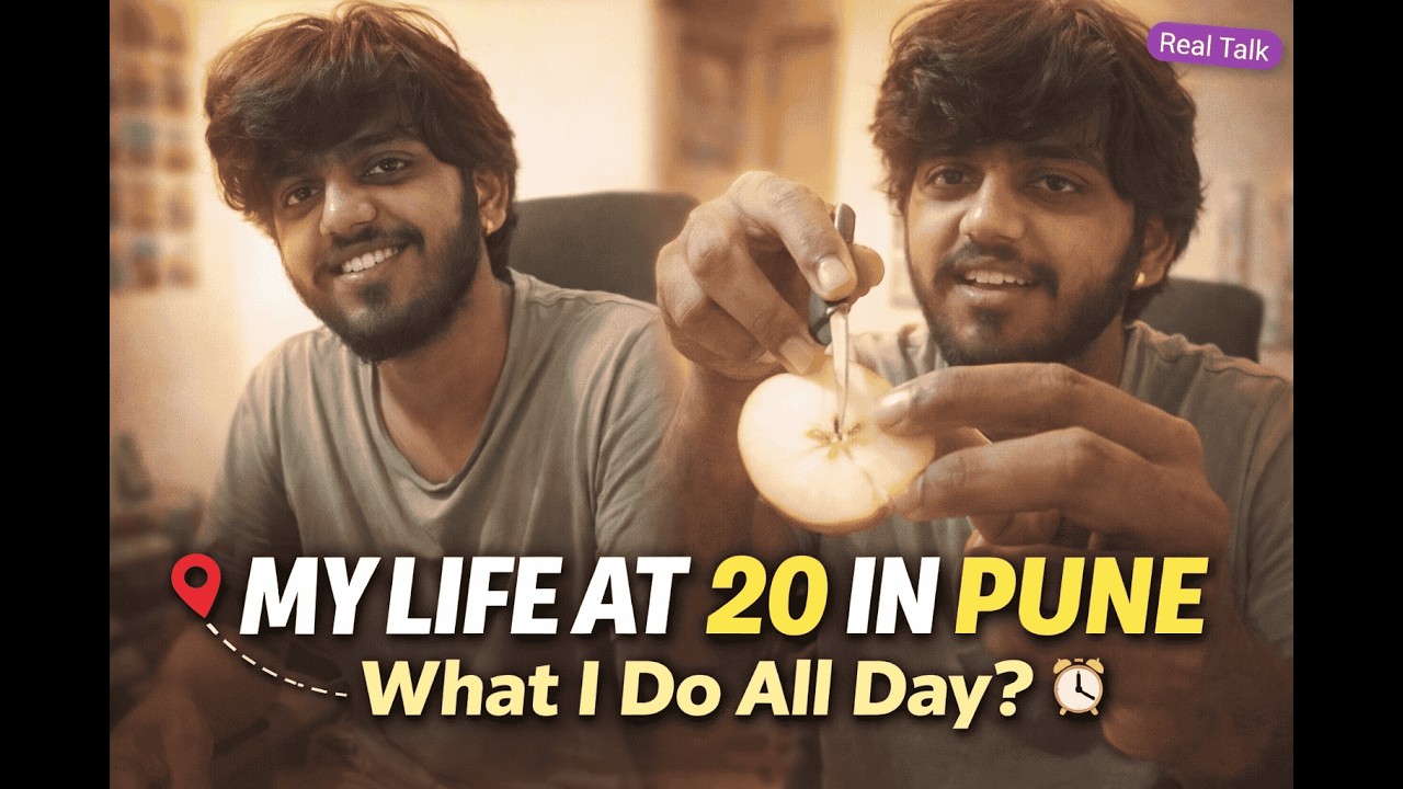 What Does a 20-Year-Old Student Do All Day in Pune? | Real Life Vlog