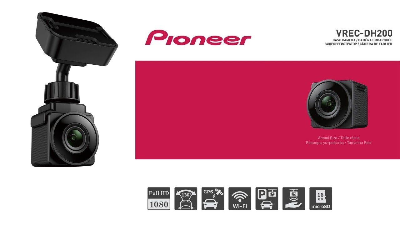 probando la Dash camera VREC-DH200 Pioneer