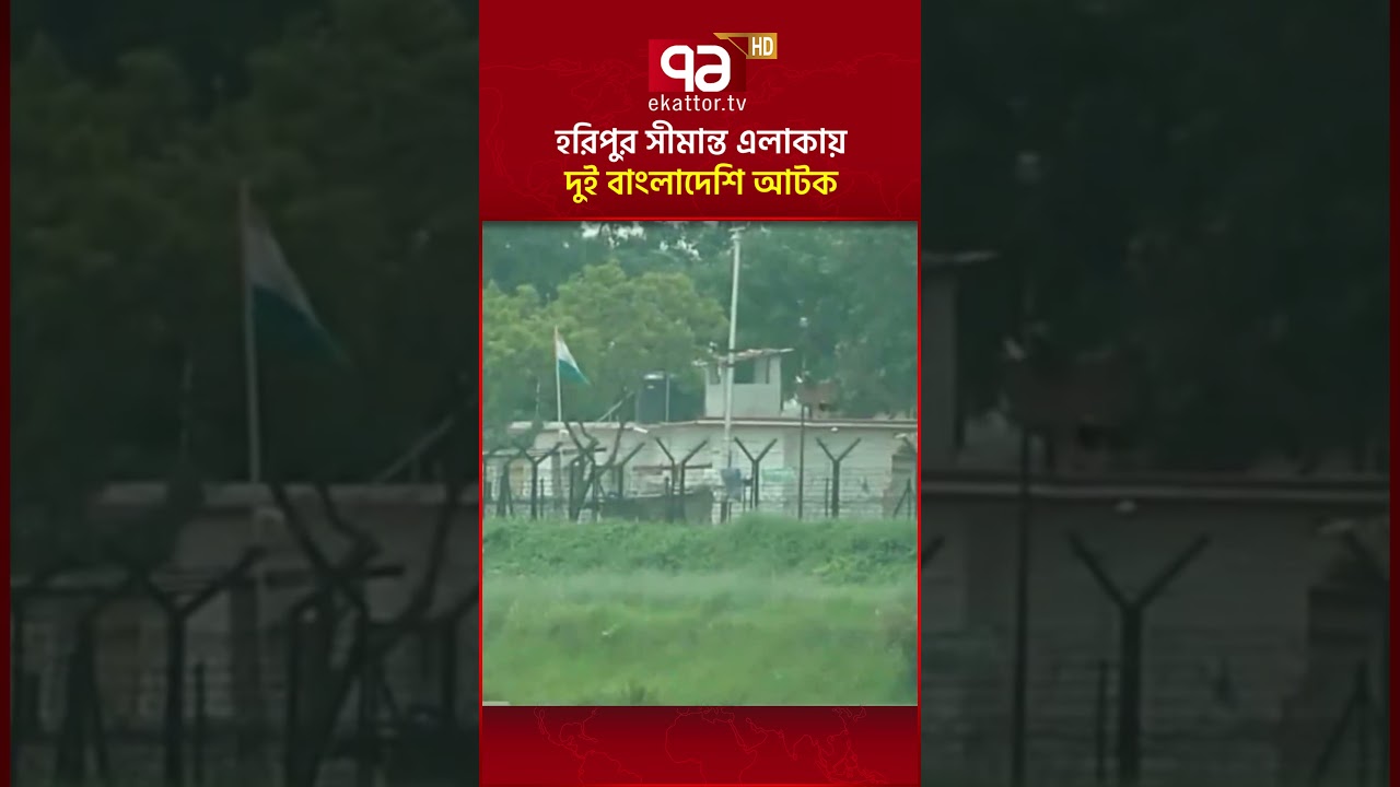 ঠাকুরগাঁওয়ের হরিপুর সীমান্ত এলাকায় দুই বাংলাদেশিকে আটক করেছে বিএসএফ #BGB #BSF #border #ekattortv