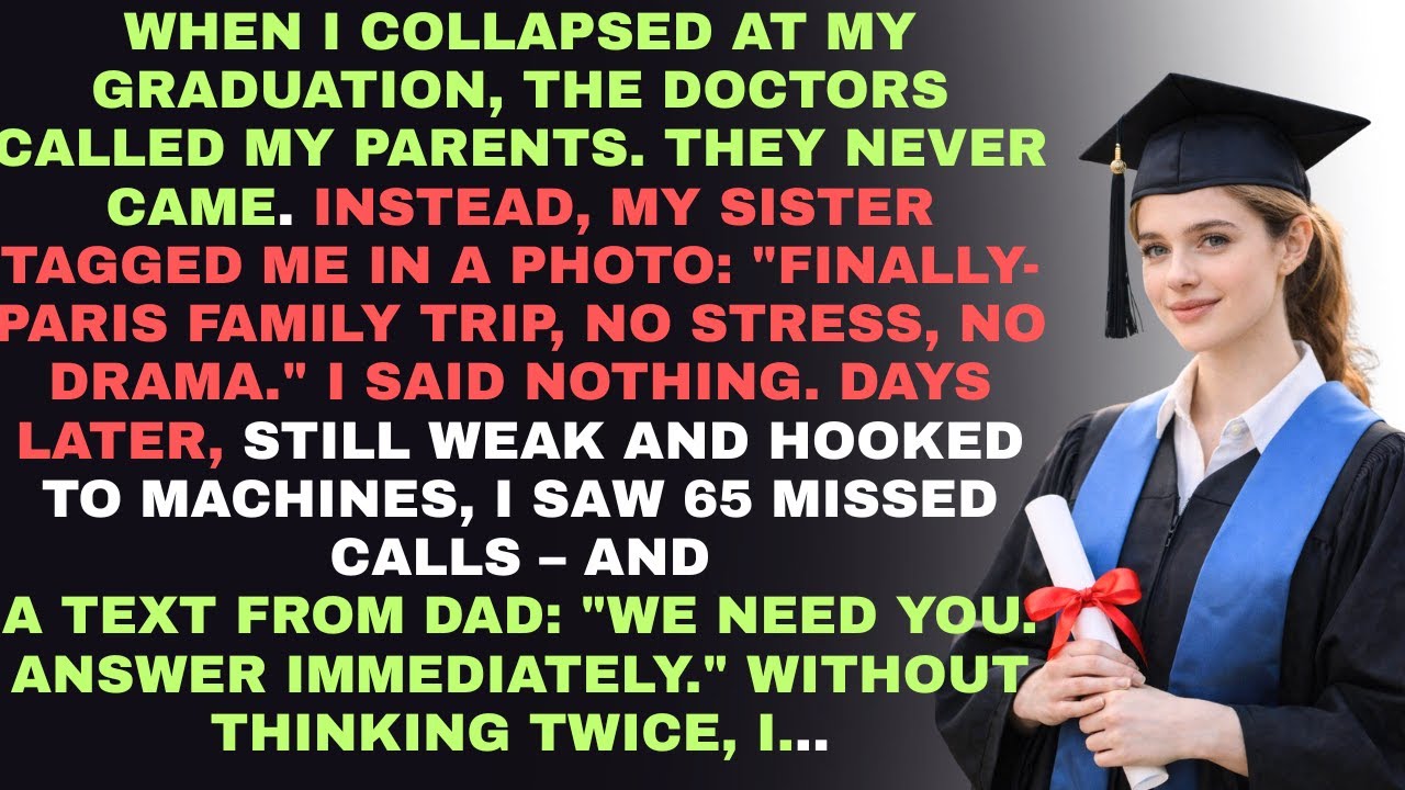 When I Collapsed At My Graduation, The Doctors Called My Parents—But Only Grandpa Came..!
