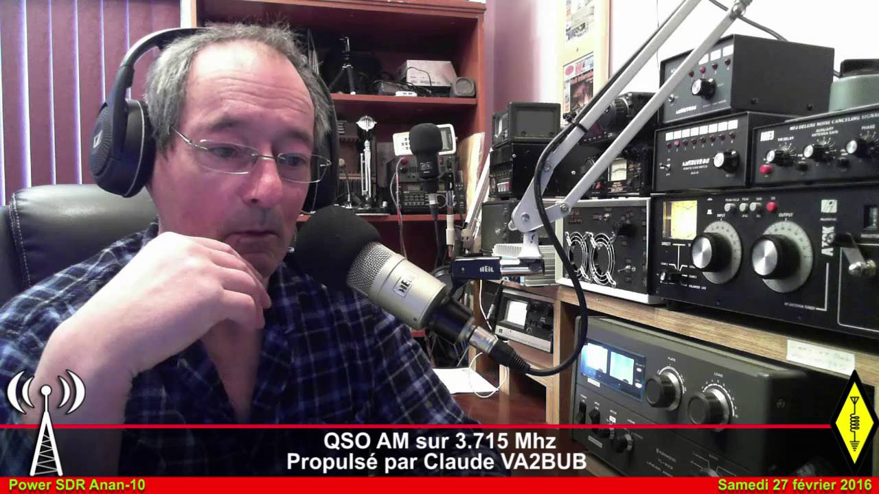QSO AM sur 80 mètres en groupe, une idée originale de Claude, VE2BUB